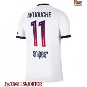 Paris Saint-Germain Maghnes Akliouche #11 Bortatröja 2026-27 Kortärmad